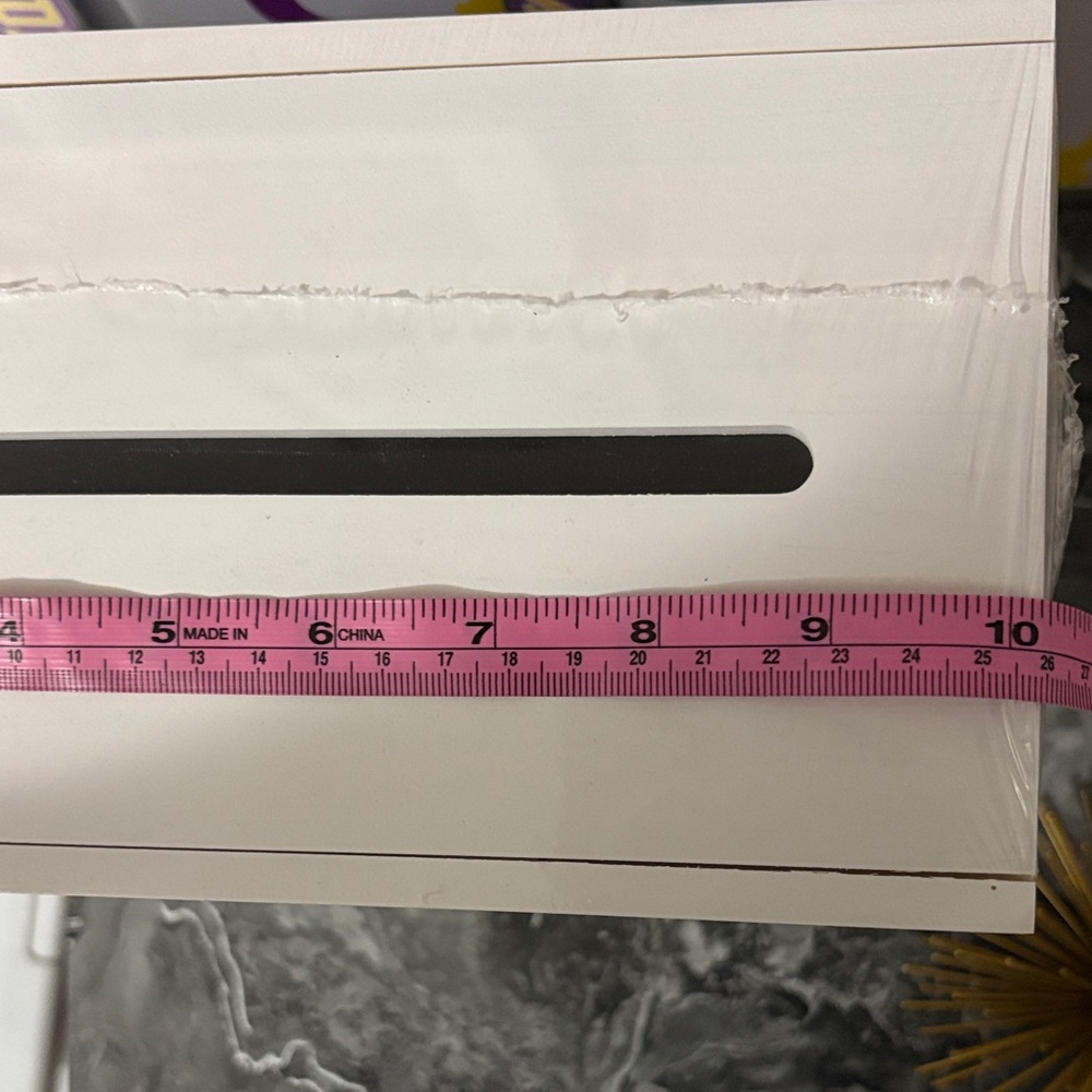 White Card Box with Gold Lettering - Picture 4 of 4